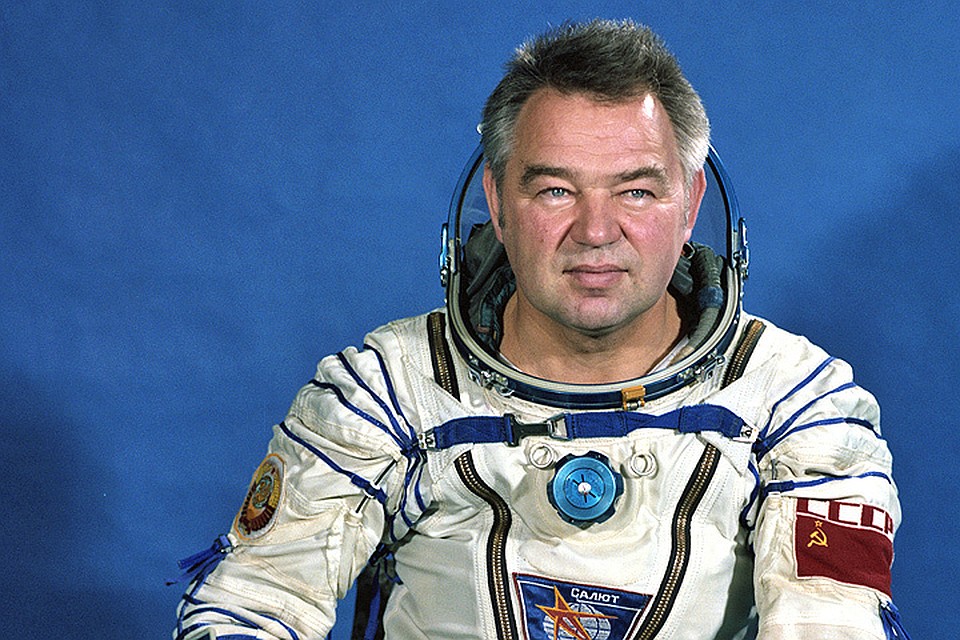 5 сентября 1985 г. Бортинженер летчик-космонавт СССР дважды Герой Советского Союза Георгий Михайлович Гречко. ФОТО Пушкарев Альберт/Фотохроника ТАСС
