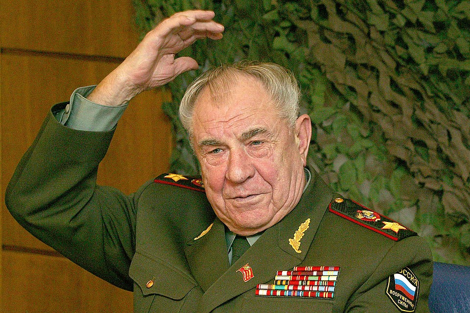 Дмитрий Тимофеевич Язов во время встречи с журналистами "КП", октябрь 2006 года