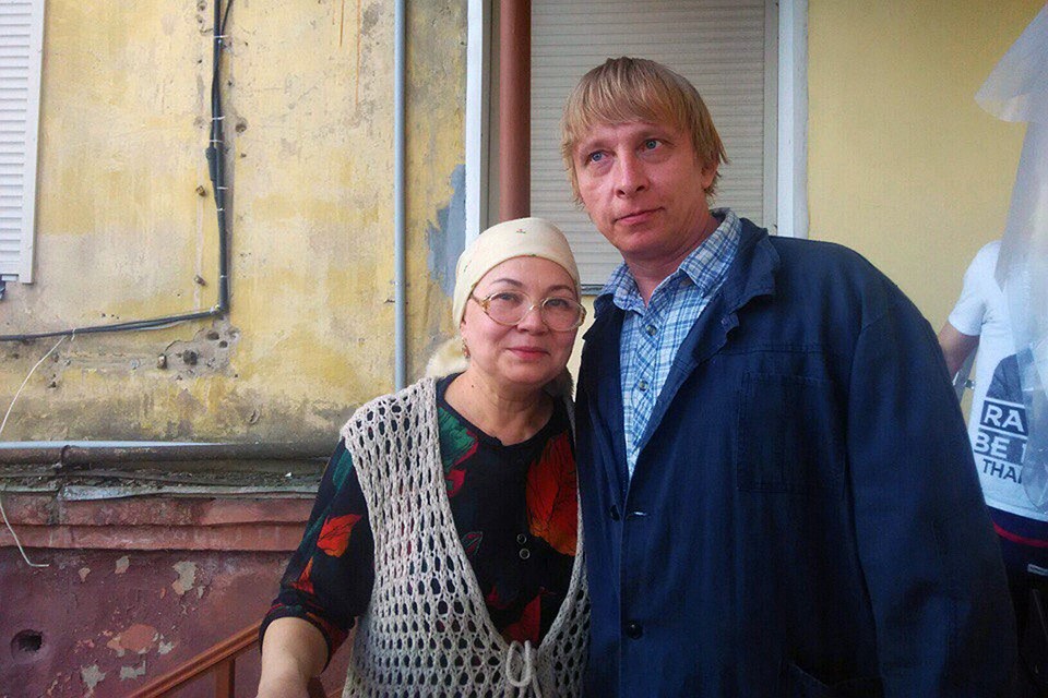 Актриса Елена Васильева с Иваном Охлобыстиным. Фото: Елена ВАСИЛЬЕВА