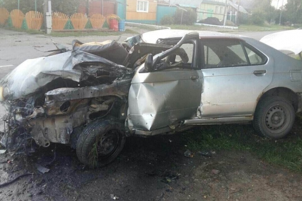 Шесть человек пострадали при столкновении Nissan Bluebird с деревом в Зиме Шесть человек пострадали при столкновении Nissan Bluebird с деревом в Зиме