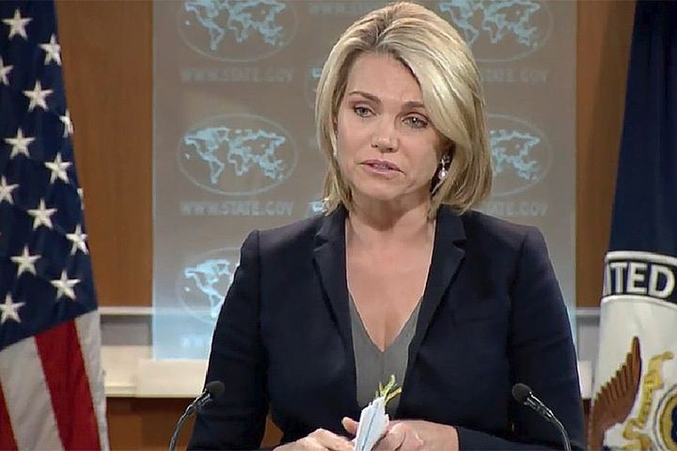 Официальный представитель госдепартамента США Хезер Науэрт
