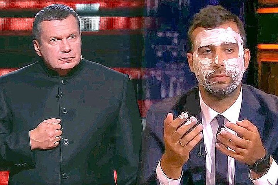 Иван Урган и Владимир Соловьев обменялись едкими фразами в эфире федерального ТВ