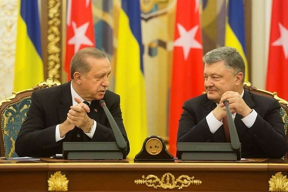 Визит Эрдогана в Киев к Петру Порошенко.