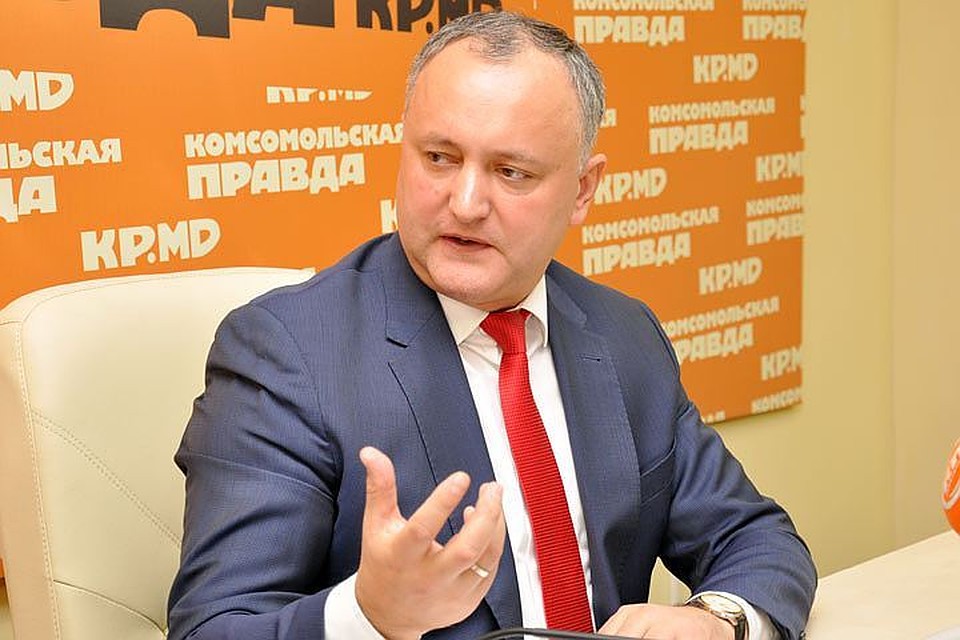 Президент Молдавии Игорь Додон