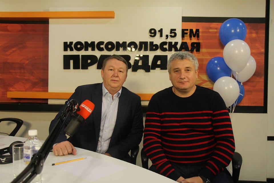 Василий Донских и Виктор Захаров в эфире радио "Комсомольская правда Иркутск"