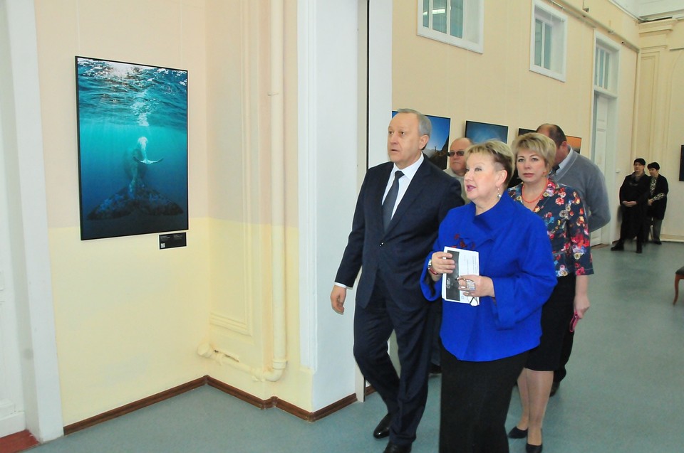 Валерий Радаев осмотрел помещения нового корпуса Музея Радищева.