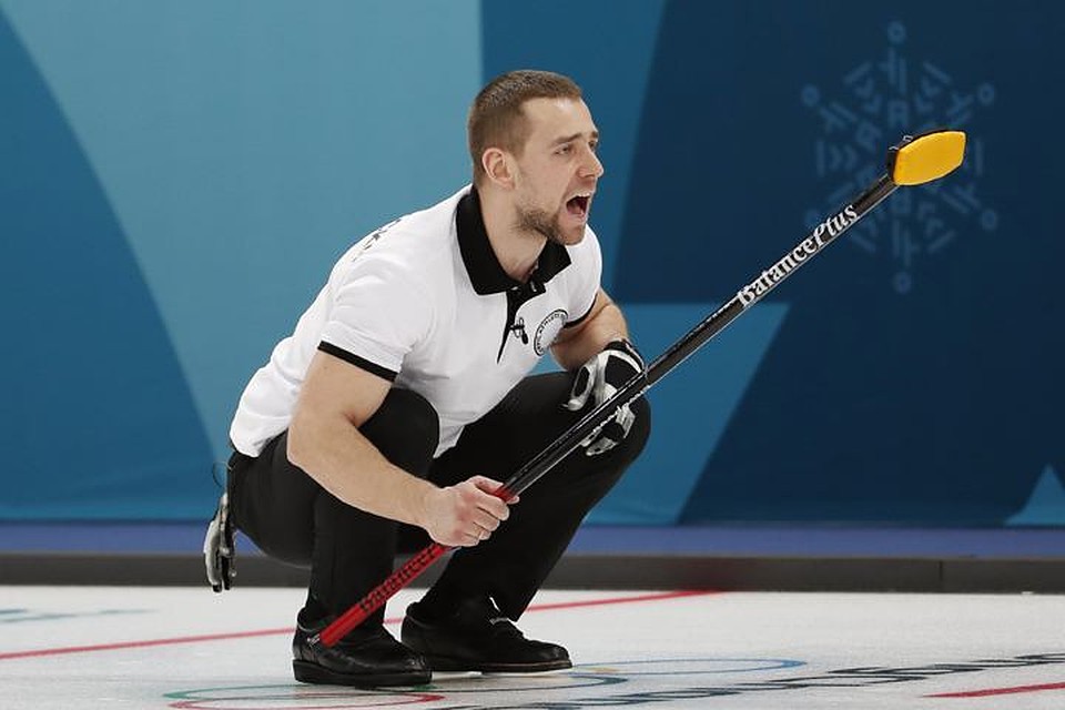 Российский керлингист Александр Крушельницкий