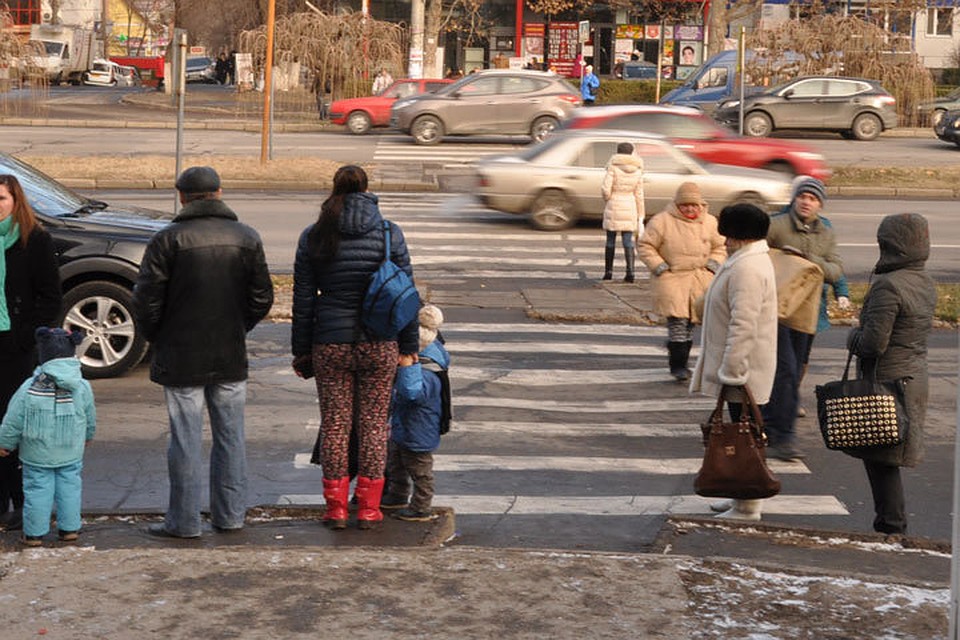 Пешеходы должны ожидать на остановочной площадке, тротуаре, обочине или на островке безопасности