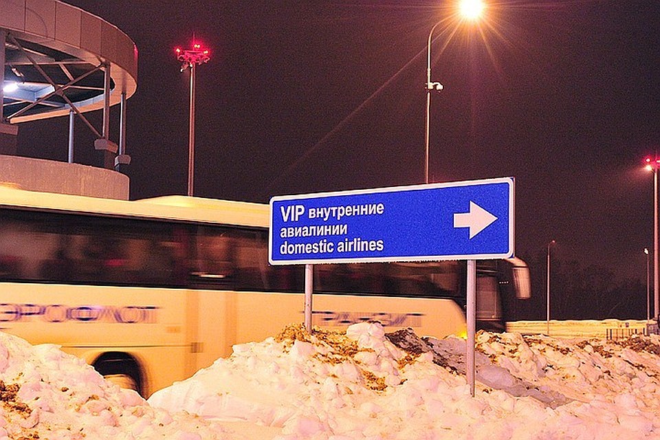 В снег самолеты и взлетают, и садятся
