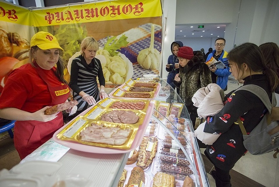 Вкусные продукты на выставке были представлены в широком ассортименте. Фото: Елена Астафурова.
