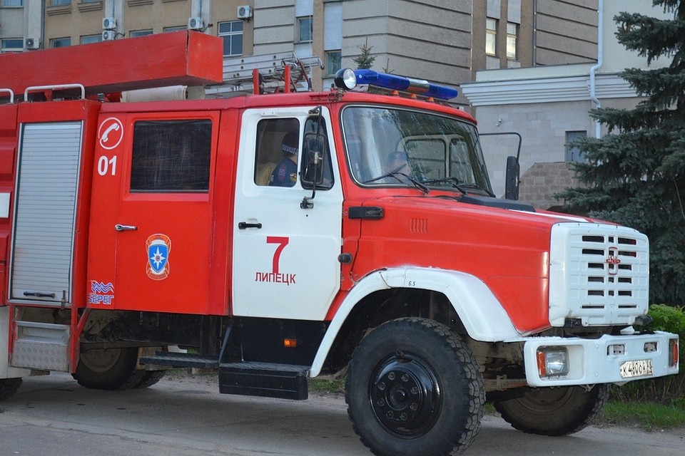 Пожар произошел в Елецком районе