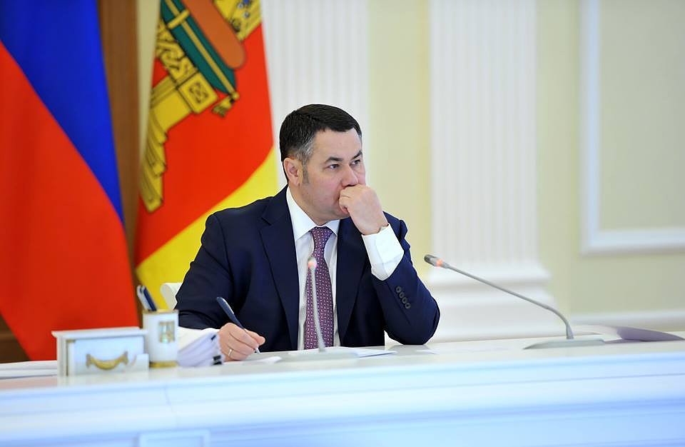 Игорь Руденя сохранил позиции в медиарейтинге. Фото: пресс-служба правительства Тверской области