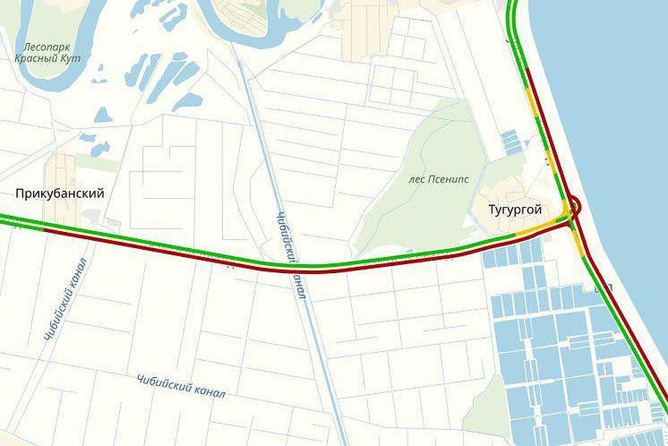 Там одновременно строят развязку и ремонтируют дорогу Фото: Яндекс.Карты