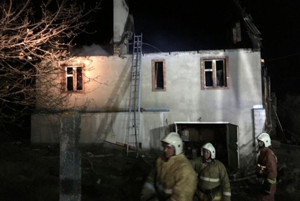 Пожар успешно потушен. Фото: пресс-служба ГУ МЧС России по РК