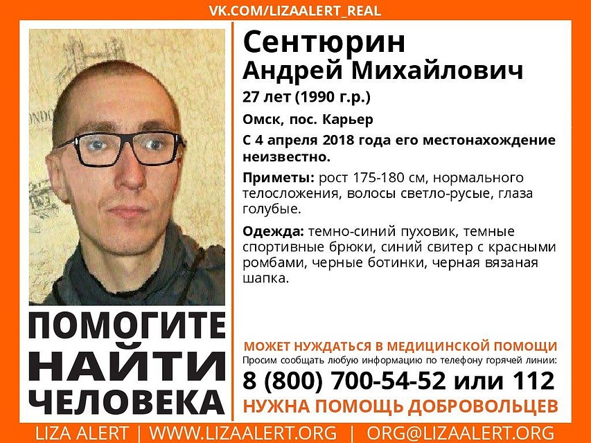 Фото: поисковый отряд «Лиза Алерт»