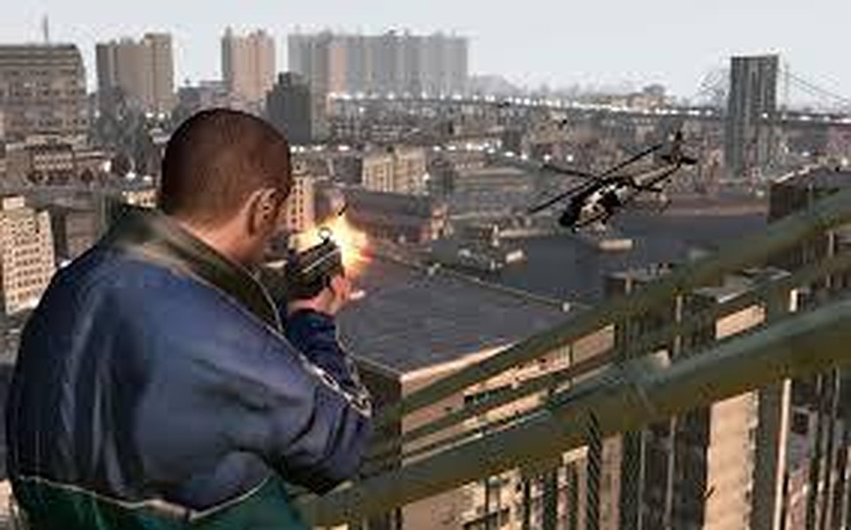кадр из игры GTA IV