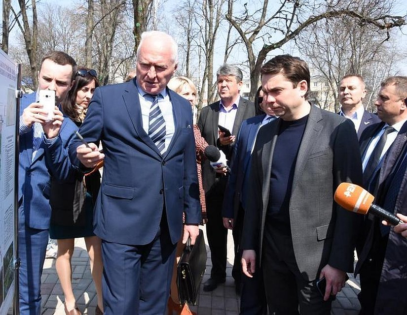 Андрей Чибис посетил парк Дзержинского