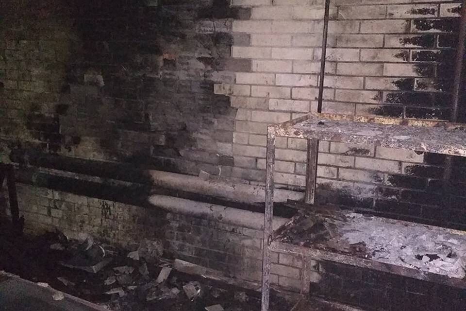 В Поставском районе на пожаре в гараже погиб человек. Фото: МЧС.
