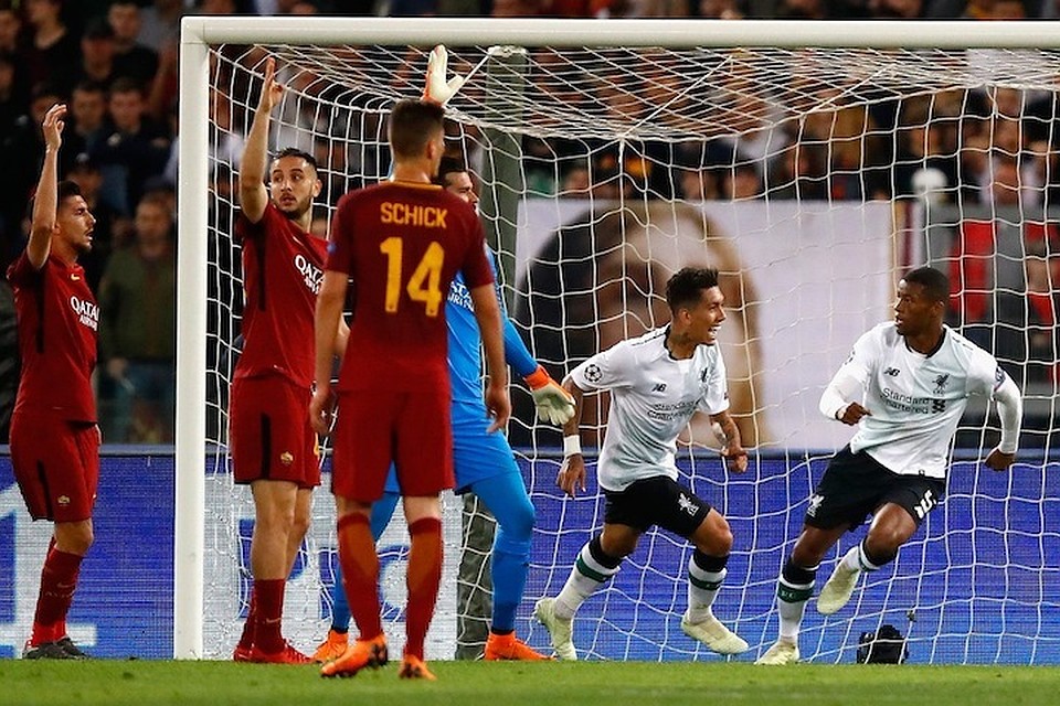За два матча "Ливерпуль" и "Рома" забили 13 мячей! Фото: uefa.com