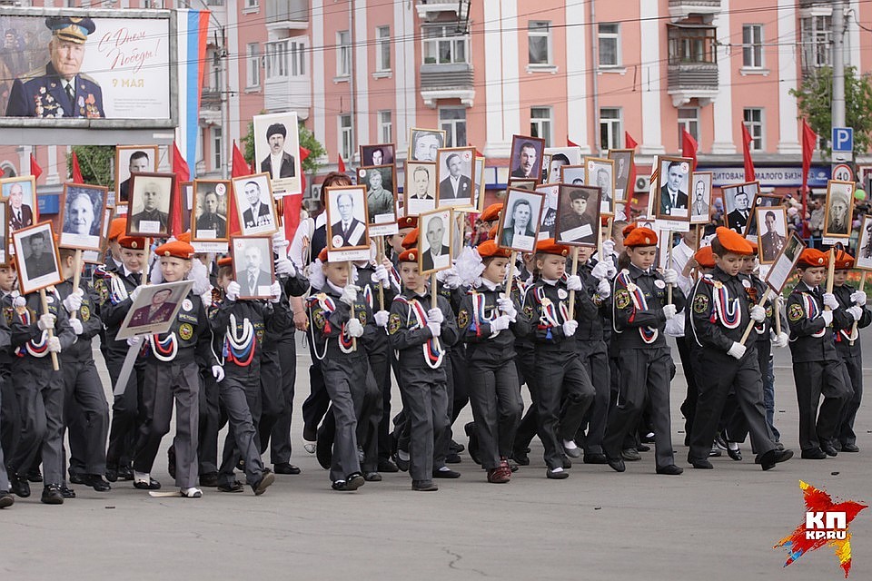 "Бессмертный полк" в Барнауле
