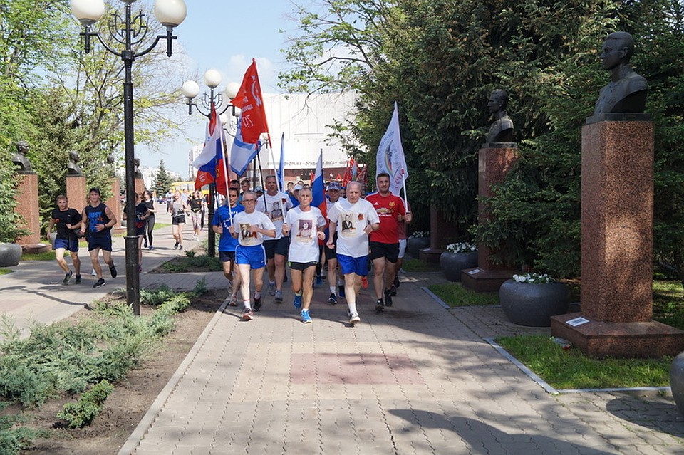 В Белгороде состоялся легкоатлетический забег посвященный дню Победы