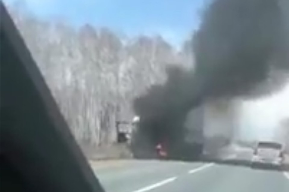 Кадр из видео, выложенного в соцсети.