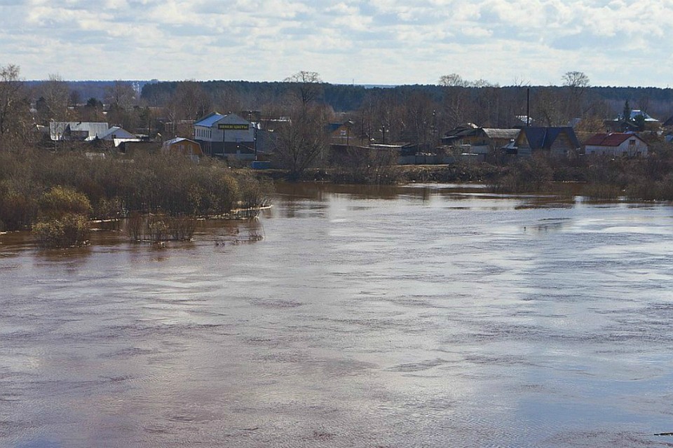 Уровень воды в Вятке вырос еще на 13 сантиметров