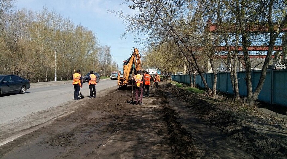 Капремонт улицы Новосибирской начался в Барнауле