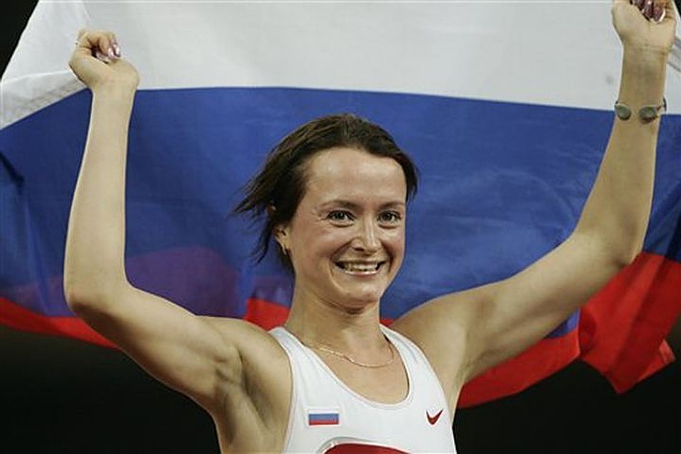 Олимпийская чемпионка Елена Слесаренко