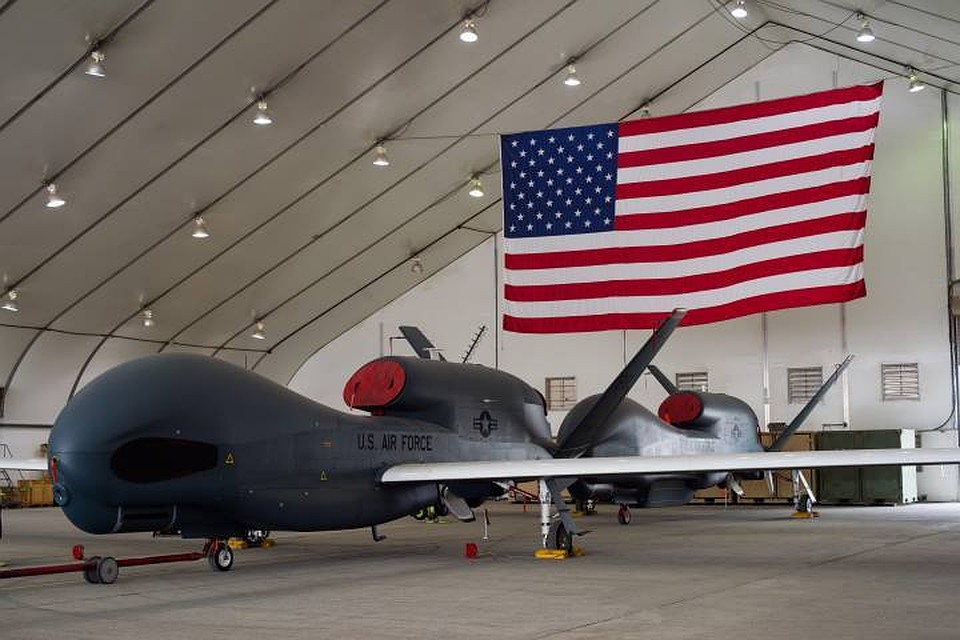 Беспилотник ВВС США RQ-4B-30 Global Hawk