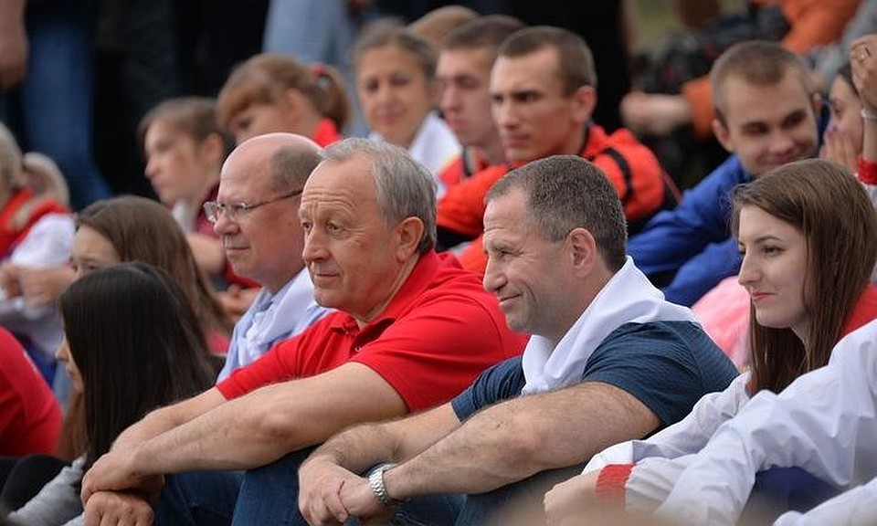 Губернатор Саратовской области Валерий Радаев и полпред президента РФ в ПФО Михаил Бабич