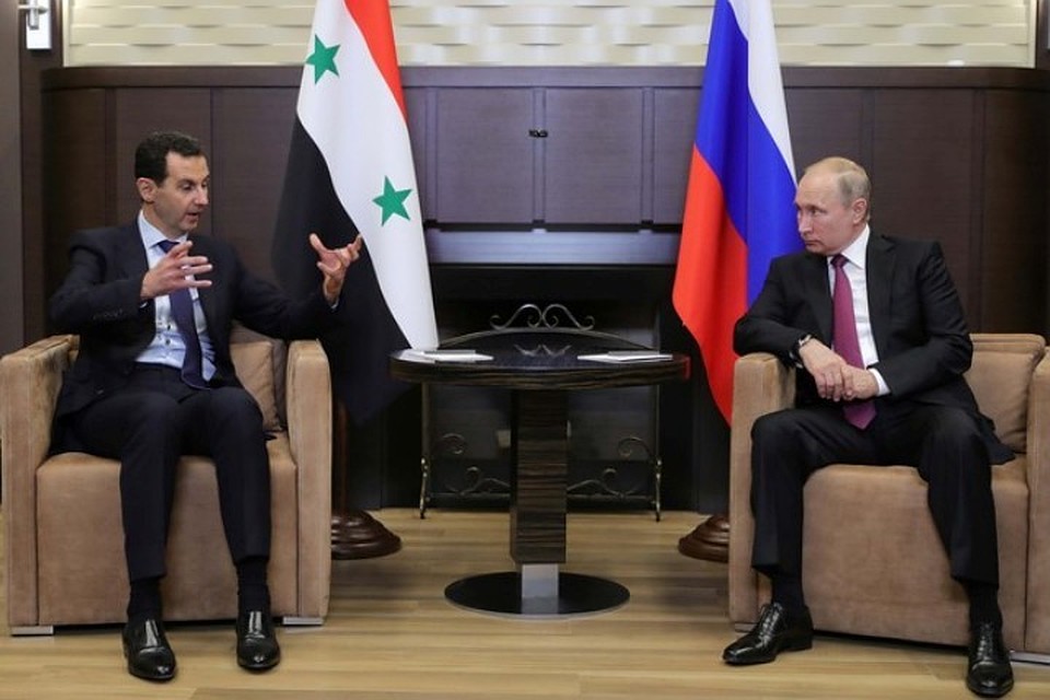 Президент России Владимир Путин в Сочи провел встречу со своим сирийским коллегой Башаром Асадом