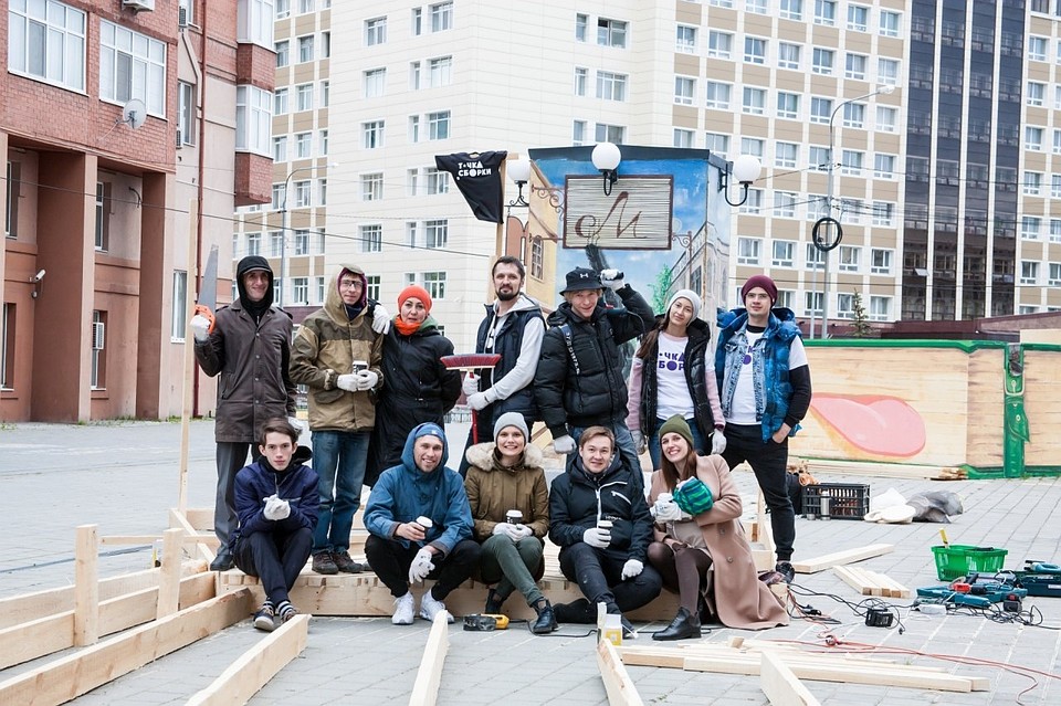 В Тюмени построили Литературный ковчег. Фото Фестиваля "Точка сборки" vk.com