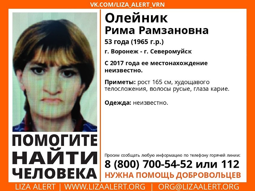 Фото: из группы поискового отряда «Лиза Алерт Воронеж».