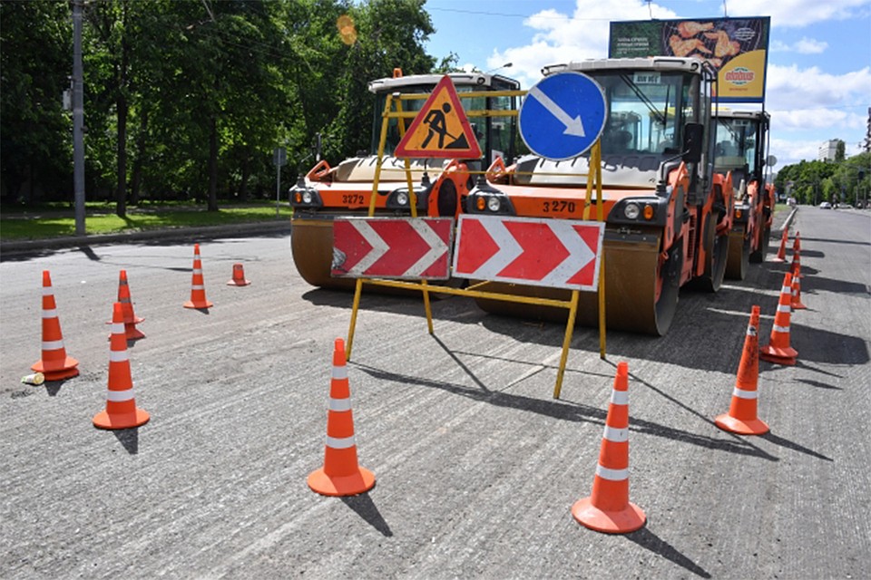 В июле в Кирове перекроют 28 участков улиц из-за ремонта дорог