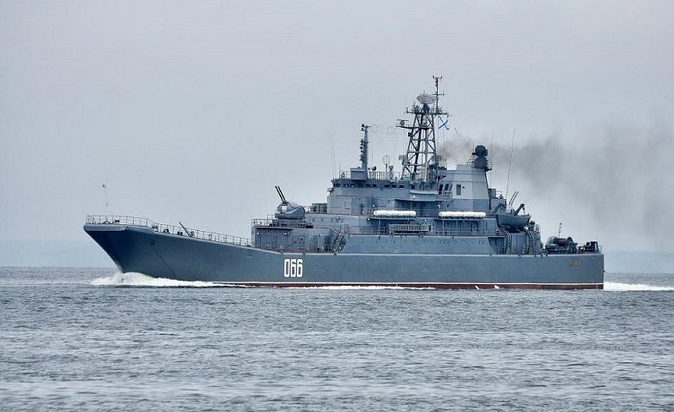 БДК "Ослябя". Фото: пресс-служба Восточного военного округа