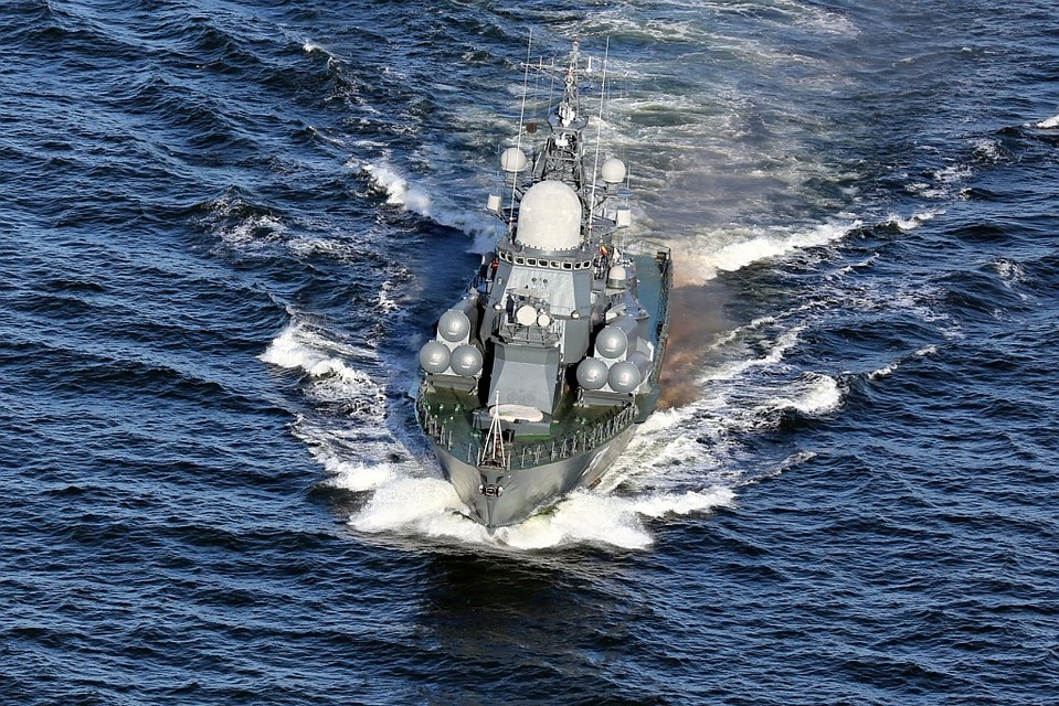 Корабли Балтфлота взяли курс на Петербург Фото: Минобороны