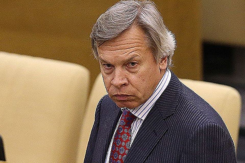 Председатель комиссии Совета Федерации по информационной политике Алексей Пушков. Фото: Артем Коротаев/ТАСС