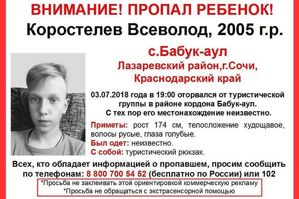 Фото: поисковый отряд "Лиза Алерт"