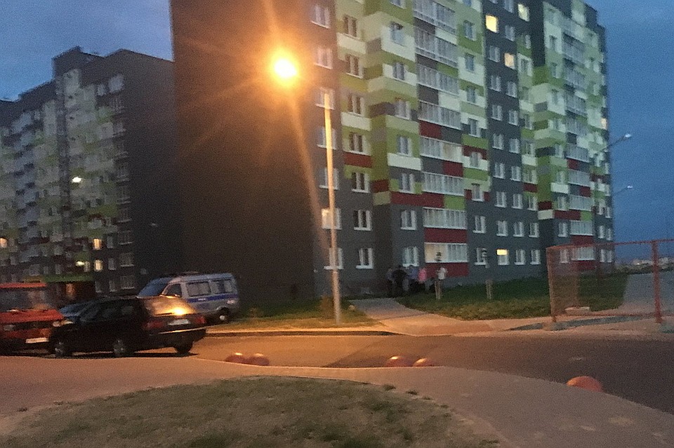 ЧП произошло на улице Маршала Лосика. Фото: twitter.com/apollych