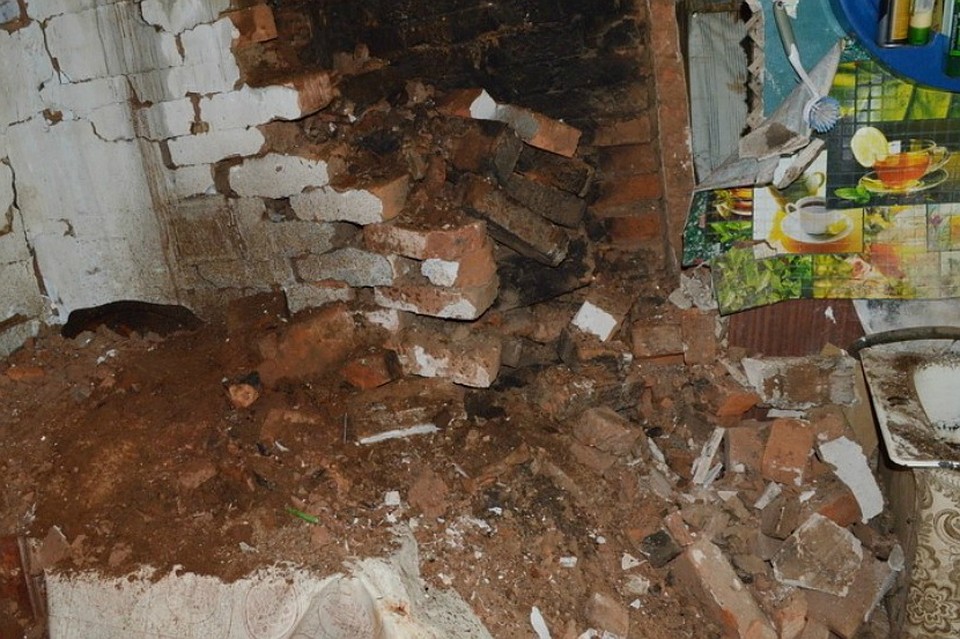 В Кирове обрушилась стена в аварийном доме. Фото: 1istochnik.ru