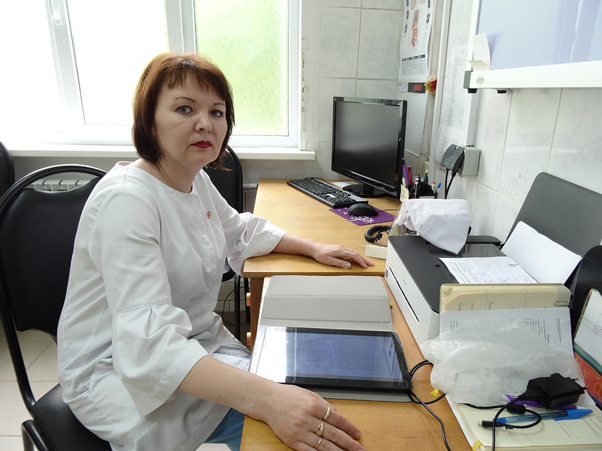 Медсестра Алла Быкова