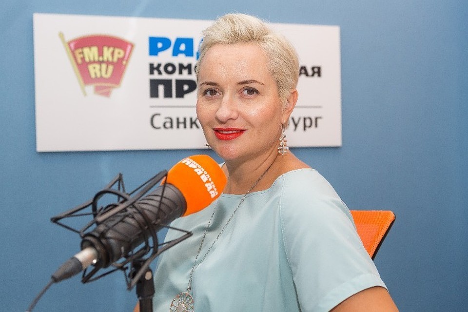 Мария Семушкина в студии радио «Комсомольская Правда в Петербурге»