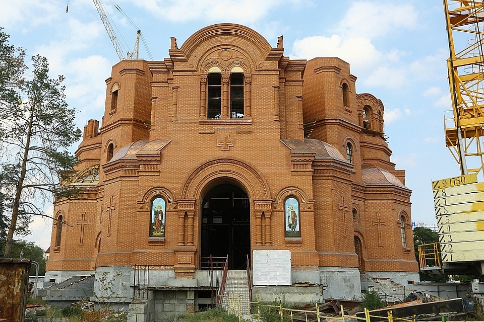 Собор Александра Невского сдадут в 2021 году. Фото: пресс-службы администрации Волгоградской области