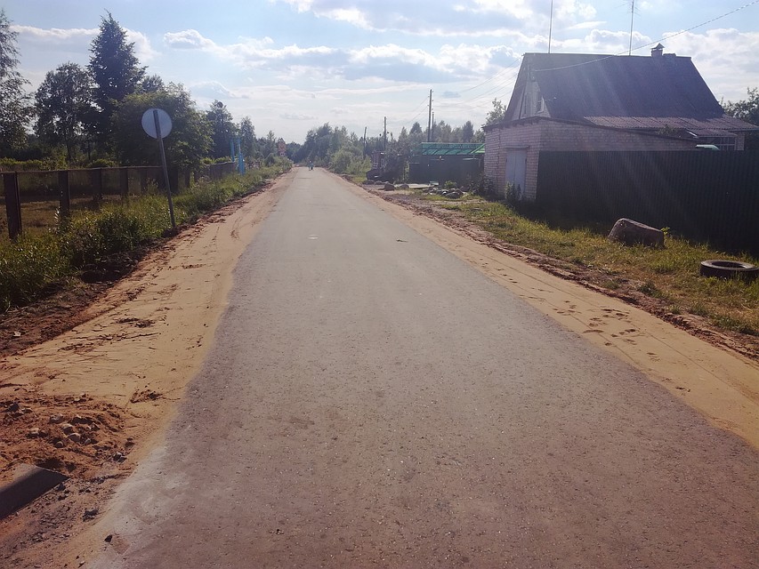 Новый асфальт положили по улице Школьная в Орше. Фото: областное правительство