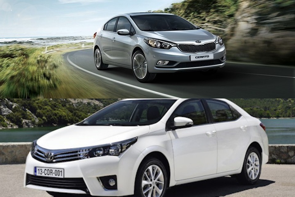 Вот такие иномарки хотели приобрести чиновники. Фото: www.kia и www.toyota