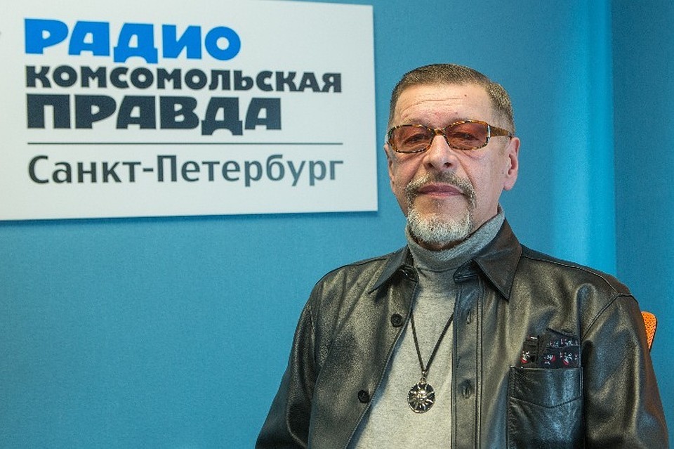 Александр Донских в студии радио "Комсомольская правда в Петербурге"