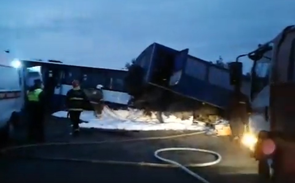 Скрин с видео из соцсети ВКонтакте