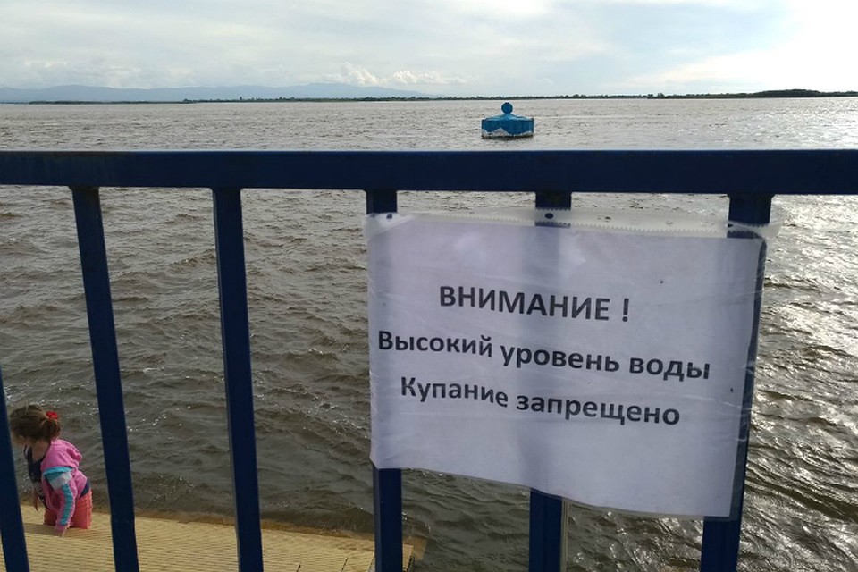 Уровень Амура у Хабаровска снижается