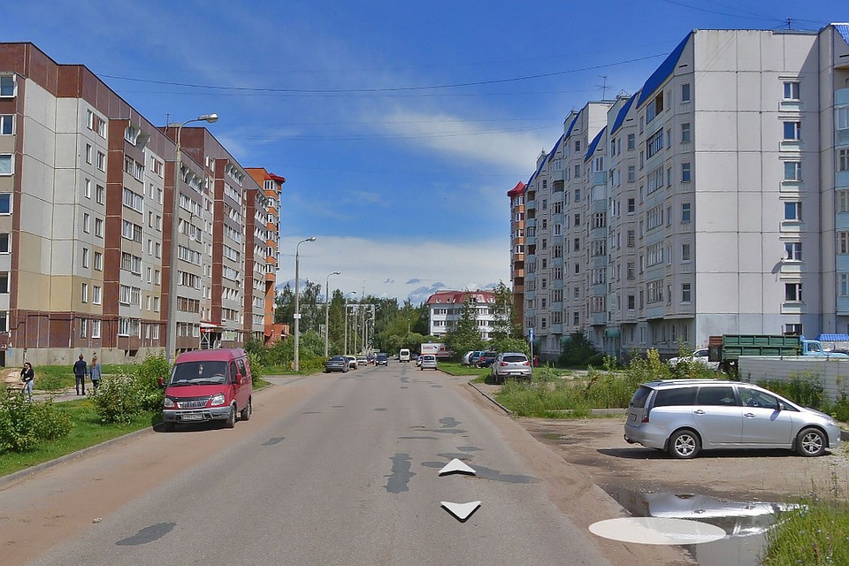 Улицу Майора Доставалова начали заселять в начале 2000-х годов.